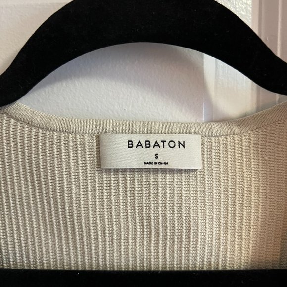 Babaton Sculpt Knit Deep V Tank - Picture 4 of 5